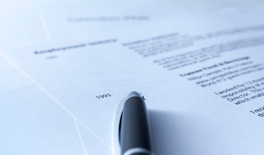 How long should a professional CV be in length?
